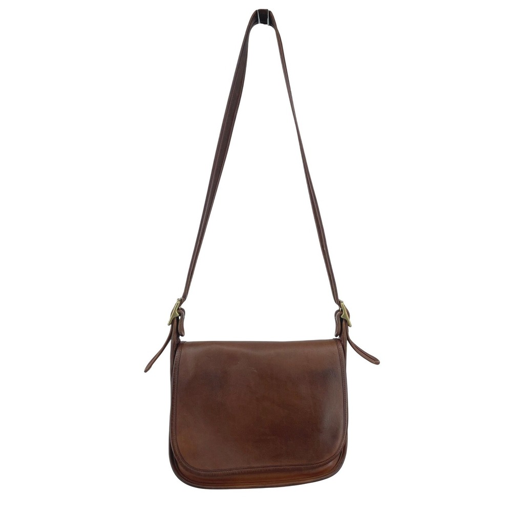 Vintage Coach 9951 Patricia Legacy Bag Brown Leather Crossbody Turkey - Picture 2 of 10